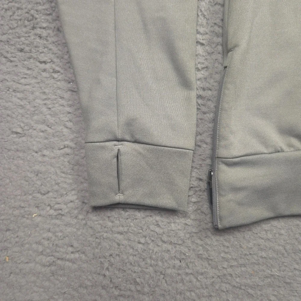 Nike Jordan Jumpman 360 Fleece Crew Sweatshirt Mens XL Gray Side Zip Thumbholes